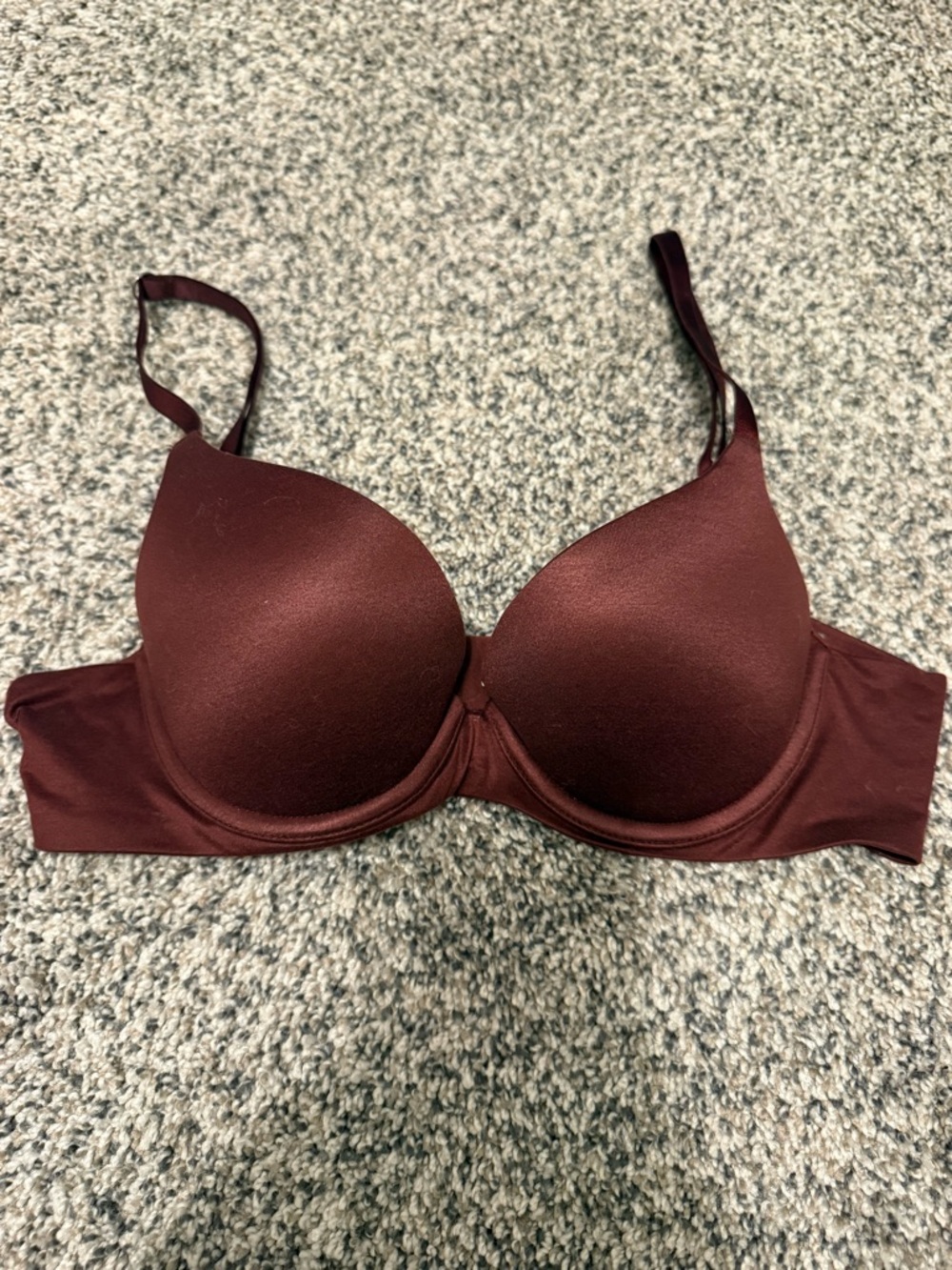 Aerie Real Sunnie Demi Push Up Bra in Burgundy